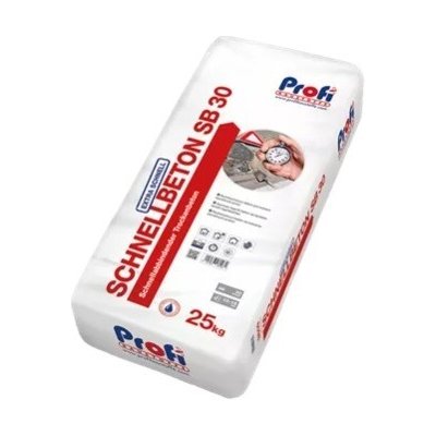 Sloupkový beton Profi SCHNELLBETON SB30 rychletvrdnoucí, 25 kg pytel igelit – Sleviste.cz