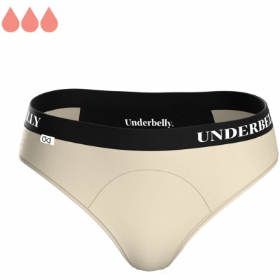 Underbelly menstruační kalhotky UNIVERS šampaň černá z polyamidu Pro střední až silnější menstruaci – Zboží Mobilmania