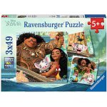 Ravensburger Disney Vaiana 3 x 49 dílků – Hledejceny.cz