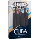 Cuba Quad IEDT Gold 35 ml + EDT Royal 35 ml + EDT Winner 35 ml + EDT Shadow 35 ml dárková sada – Zbozi.Blesk.cz