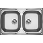 Sinks STSCLM80050026V CLASSIC 800 DUO V 0,6mm matný – Hledejceny.cz