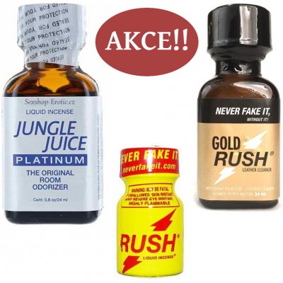 Jungle Juice Poppers Gold mix pack 3 x 24 ml – Sleviste.cz