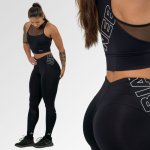 Nebbia Sportovní legíny s vysokým pasem 443 black – Zboží Dáma