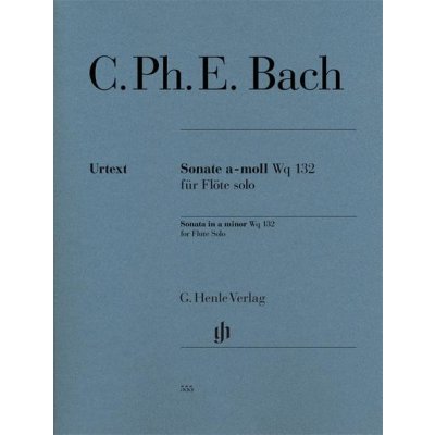 Carl Philipp Emanuel Bach: Sonata for Flute Solo Wq 132 noty na příčnou flétnu – Hledejceny.cz