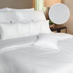 Dadka Atlas grádl Polycotton bílý pruh 50 x 70 cm – Zboží Mobilmania