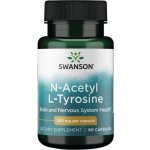Swanson N-Acetyl L-Tyrosine 350 mg 60 kapslí – Sleviste.cz