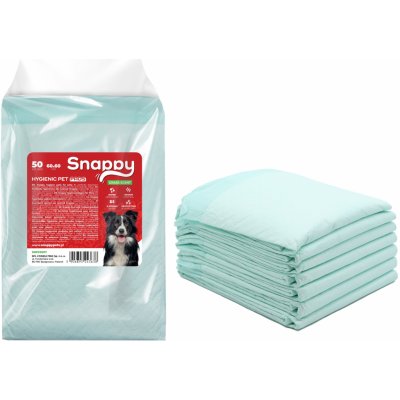 Bubu pets SNAPPY Plenkové podložky s vůní trávy 60x60cm 50 ks – Sleviste.cz