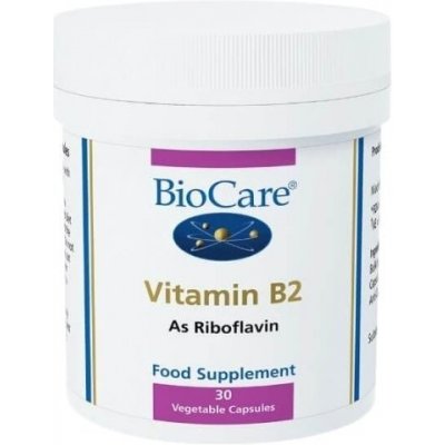 BioCare Vitamin B2 riboflavin 50 mg 30 kapslí – Sleviste.cz