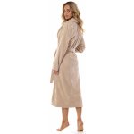 L&L Teplý dámský župan 2408 Béžová – Zboží Dáma