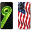 Pouzdro a kryt na mobilní telefon Realme Pouzdro mmCase Gelové Realme 9 4G - USA vlajka