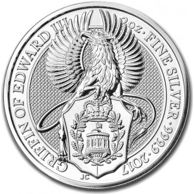 Royal Mint Stříbrná mince Griffin Queens Beasts 2017 2 oz