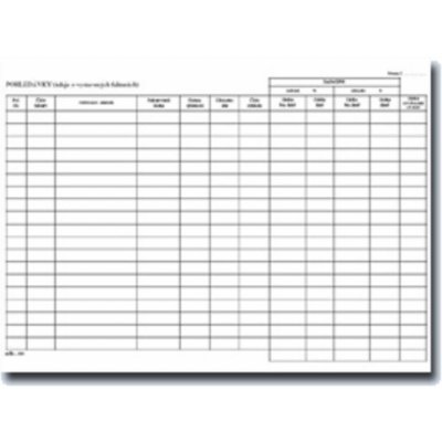 MSK 151 kniha odeslaných faktur A4 – Zboží Živě