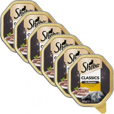 Sheba Classics Drůbeží koktejl 6 x 85 g – Zboží Mobilmania