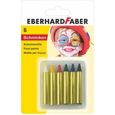 Eberhard Faber Barvy na obličej v tužce 6 ks – Zboží Mobilmania