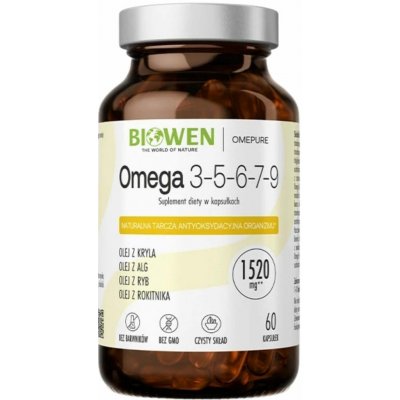 Biowen Omega 3-5-6-7-9 60 kapslí – Hledejceny.cz