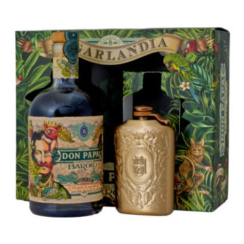 Don Papa Baroko 40% 0,7 l (dárkové balení placatka)