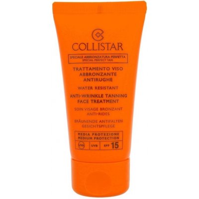 Collistar Sun Protection krém na opalování proti stárnutí pleti SPF15 50 ml