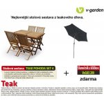 Stolová sestava TEAK POHODA SET 4 – Hledejceny.cz