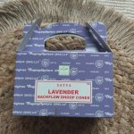 Shrinivas Satya Vonné kužely tekoucí dým Lavender 24 ks – Hledejceny.cz