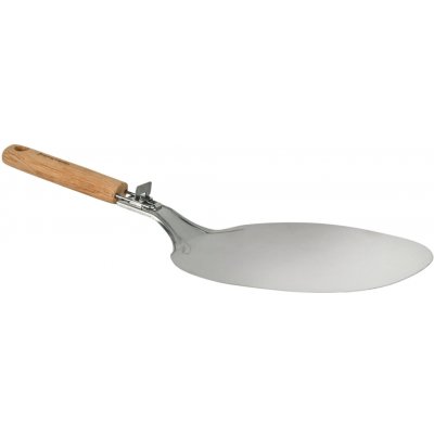 Garden Trading Lopatka na pizzu Ø 32 cm, stříbrná barva, dřevo, kov – Zboží Dáma