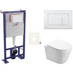 Závěsný WC set SAT do lehkých stěn / předstěnová montáž + WC SAT Infinitio SIKOSSIN20 – Zboží Dáma