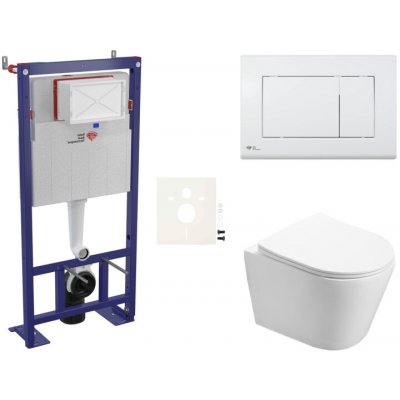 Závěsný WC set SAT do lehkých stěn / předstěnová montáž + WC SAT Infinitio SIKOSSIN20 – Zboží Dáma