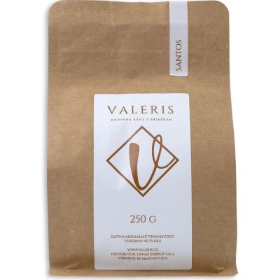 Valeris káva Santos zrnková 250 g – Hledejceny.cz