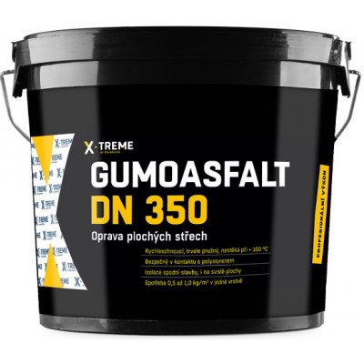 Den Braven Gumoasfalt DN 350 X-TREME oprava plochých střech 10 kg – HobbyKompas.cz
