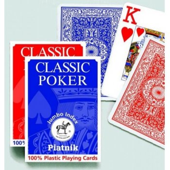 Piatnik Poker Plastic 100% Jumbo Index