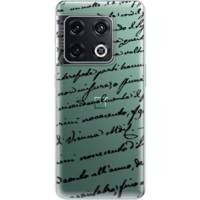 Pouzdro iSaprio - Handwriting 01 - black OnePlus 10 Pro