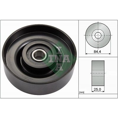 Vratná/vodicí kladka, klínový žebrový řemen INA 532 0827 10 – Zboží Mobilmania