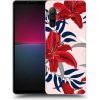 Pouzdro a kryt na mobilní telefon Sony Pouzdro Picasee silikonové Sony Xperia 10 IV 5G - Red Lily černé