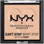 NYX Professional Makeup Can't Stop Won't Stop Mattifying Powder matující pudr 03 Light Medium 6 g – Zbozi.Blesk.cz