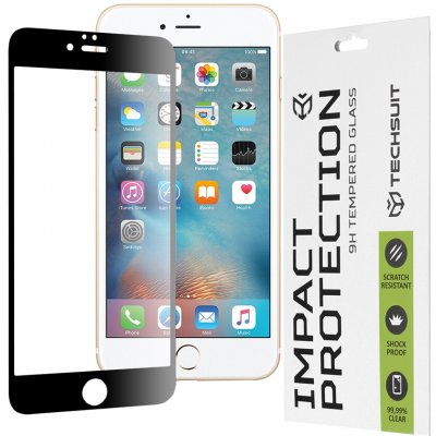 Techsuit 111D celoplošné sklo iPhone 6 Plus 6s Černé 144654 – Zboží Živě
