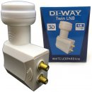 DI-WAY White Leopard line LNB TWIN 0,1dB