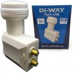 DI-WAY White Leopard line LNB TWIN 0,1dB – Zbozi.Blesk.cz