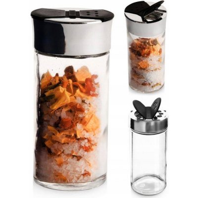 Orion Kořenka skleněná s černým víčkem a sypátkem SPICE BLACK 100 ml – Zbozi.Blesk.cz