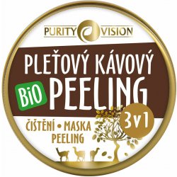 Purity Vision Bio Kávový pleťový peeling 3v1 70 ml