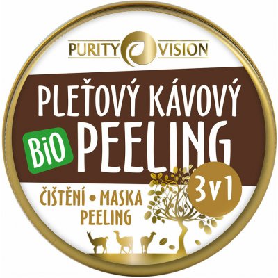 Purity Vision Bio Kávový pleťový peeling 3v1 70 ml – Zbozi.Blesk.cz