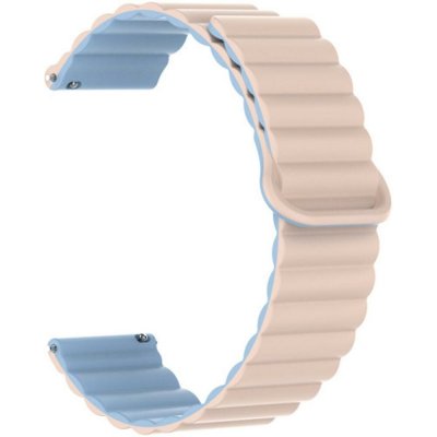 Aligator Řemínek silikonový magnetický 22mm modro-růžový 22AW0035 – Zboží Mobilmania
