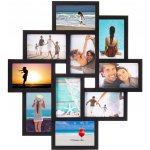 Fotorámeček na 10 fotek, 53x49 cm, černý SPRINGOS PANORAMA – Zboží Živě
