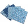 Vystřihovánka a papírový model Folia 464/1010 Origami papír Basics 80 g/m2 10 x 10 cm 50 archů modrý