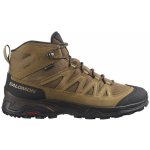 Salomon X Ward Leather Mid Gtx kangaroo black dull gold 2023 – Sleviste.cz