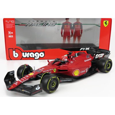 Bburago Ferrari F1 75 Scuderia Ferrari N 16 Season 2022 Charles Leclerc Yellow Wheels Exclusive Carmodel Red 1:18 – Hledejceny.cz