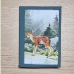 Nebe doma Látkový barevný obal les a zvířátka zelený A5 na knihu Koloušek – Zboží Dáma