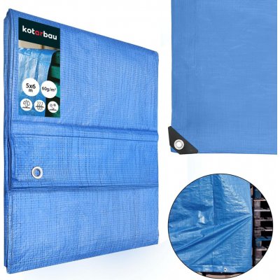 Toptrade krycí plachta s kovovými oky standard 5 x 6 m – Sleviste.cz