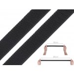 Suchý zip plyš šíře 20 mm elastický metráž - 1 bílá – Hledejceny.cz