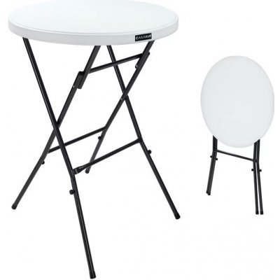 FurniGO Skládací Ø72 cm - bílý – Sleviste.cz