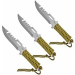 Chladné Zbraně vrhací nůž JUNGLE 3 ks – Zboží Dáma