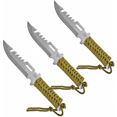 Chladné Zbraně vrhací nůž JUNGLE 3 ks – Zboží Dáma